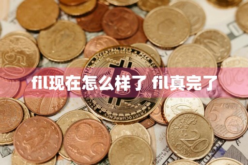 fil现在怎么样了 fil真完了