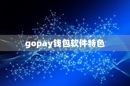 gopay钱包软件特色