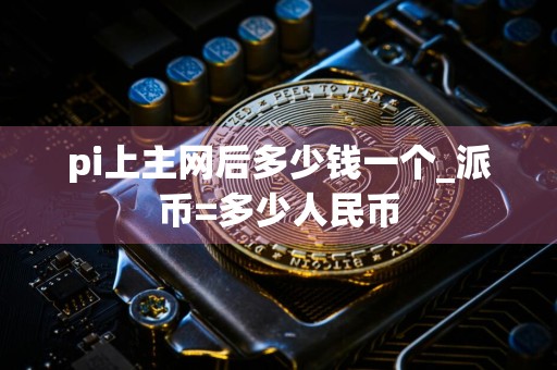 pi上主网后多少钱一个_派币=多少人民币