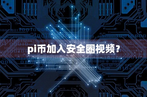 pi币加入安全圈视频？