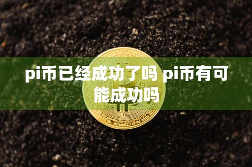 pi币已经成功了吗 pi币有可能成功吗