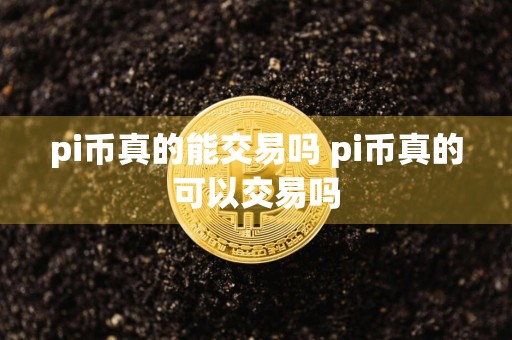 pi币真的能交易吗 pi币真的可以交易吗