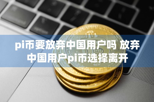 pi币要放弃中国用户吗 放弃中国用户pi币选择离开