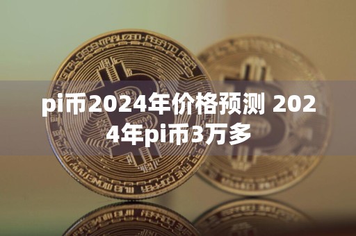 pi币2024年价格预测 2024年pi币3万多