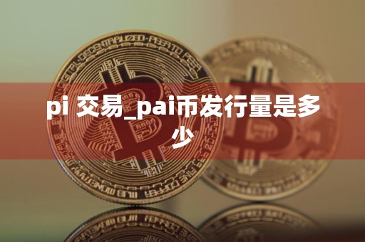 pi 交易_pai币发行量是多少