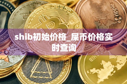 shib初始价格_屎币价格实时查询