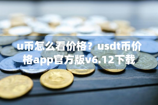 u币怎么看价格？usdt币价格app官方版v6.12下载