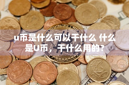 u币是什么可以干什么 什么是U币，干什么用的？