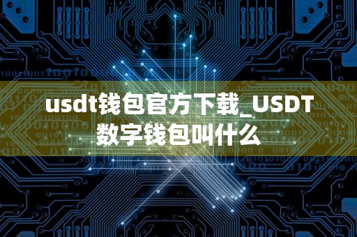 usdt钱包官方下载_USDT数字钱包叫什么